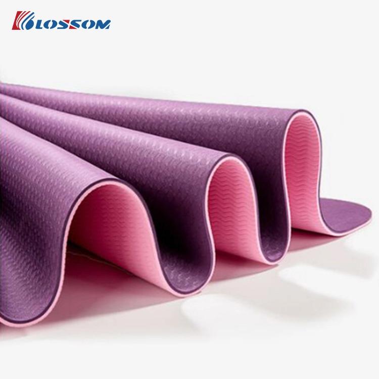 Custom printed Natural Foldable Yoga Mat Private Label