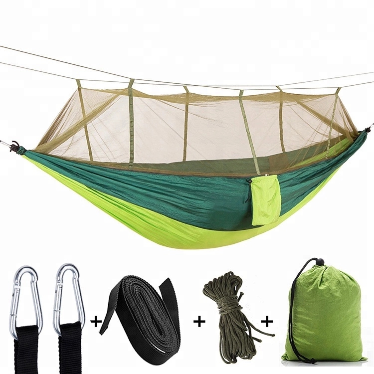 Hammock with Mosquito , Durable and Portable, Suit for1- 2 Persons, Outdoor Camping hammock