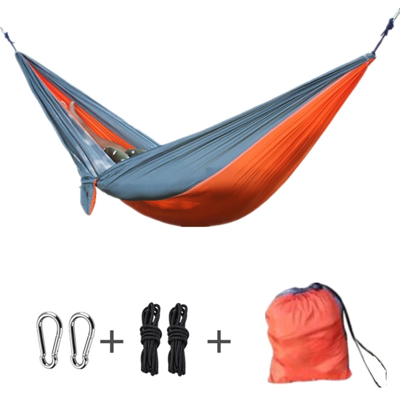 Rocking Portable Camping Double Ripstop Parachute Camping hammock