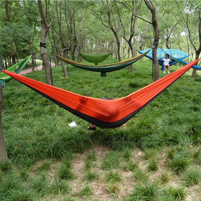 Rocking Portable Camping Double Ripstop Parachute Camping hammock