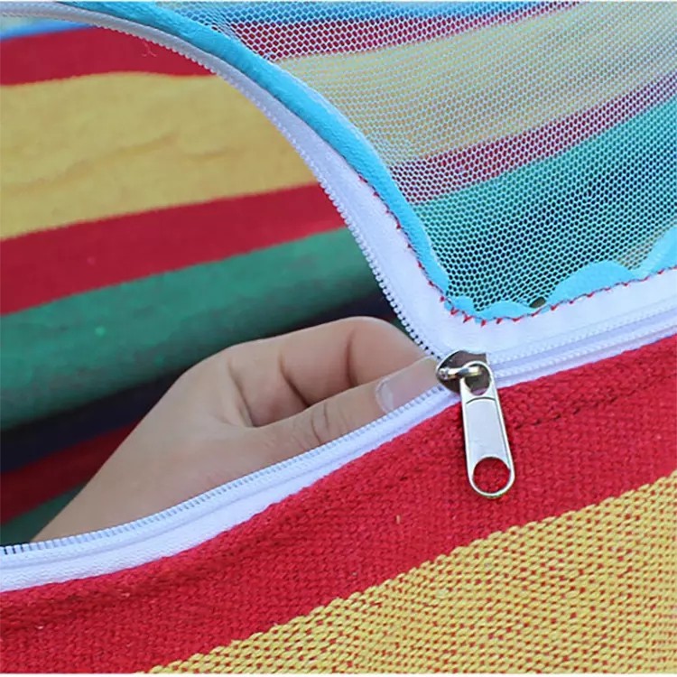 Rainbow camping hammock mosquito net double camping hammock