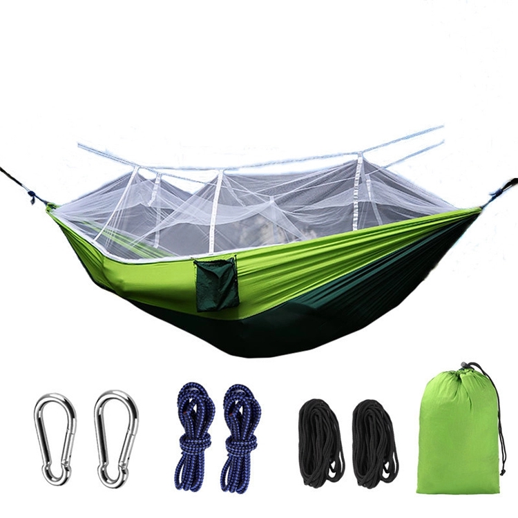 Fashion camping hammock with mosquito net camping hammock tent camping hammock double