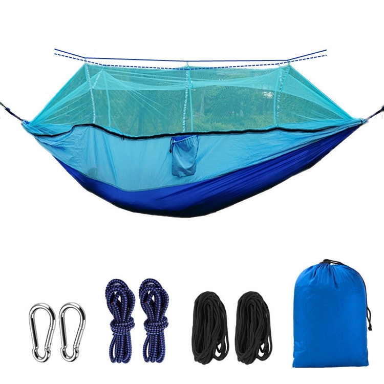 Fashion camping hammock with mosquito net camping hammock tent camping hammock double