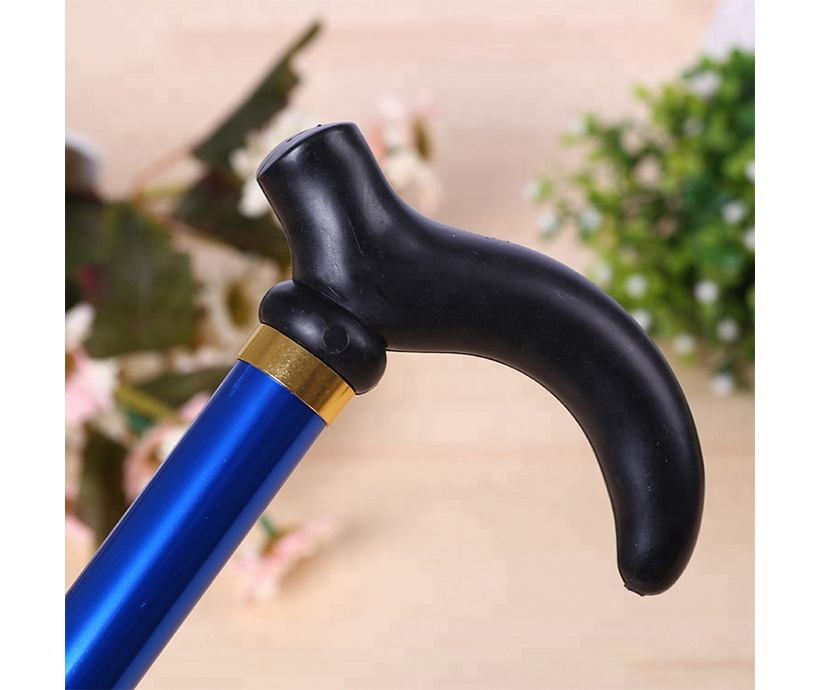 Aluminum alloy two 6 - speed telescopic cane walking stick climbing stick old man rod length can be adjusted