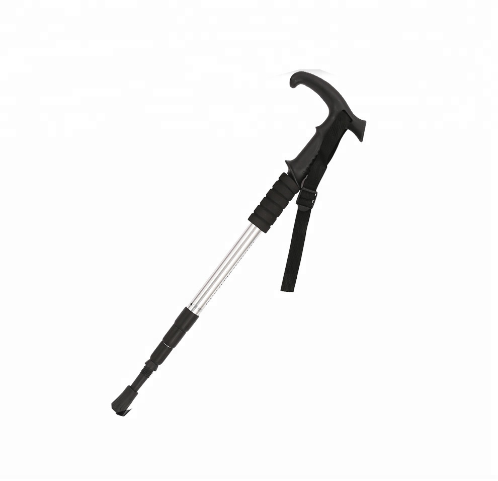 Hiking Sticks Alpenstock Adjustable telescoping Anti Shock Aluminum trekking pole