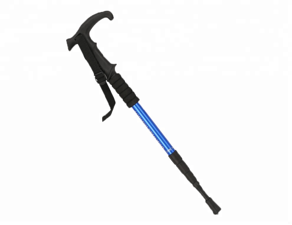 Hiking Sticks Alpenstock Adjustable telescoping Anti Shock Aluminum trekking pole