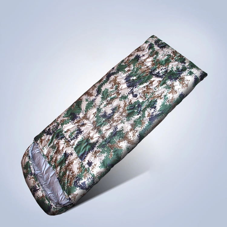 Camouflage single sleeping bag Outdoor Portable Double Adventure Camping Hiking Sleeping Bag