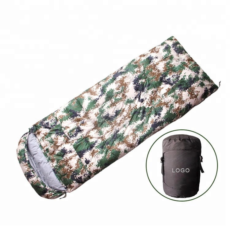 Camouflage single sleeping bag Outdoor Portable Double Adventure Camping Hiking Sleeping Bag