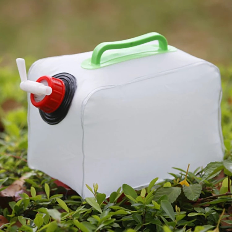 Outdoor folding kettle portable 20L tank bucket outdoor camping portable picnic water bag bucket