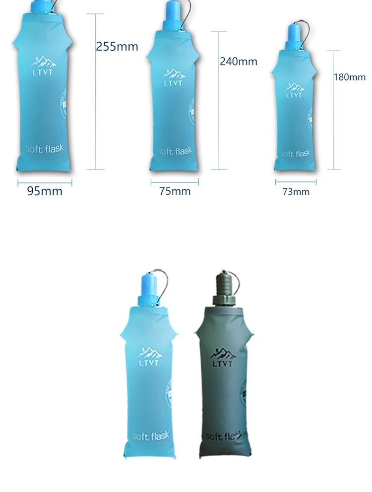 20%OFF sports folding drink wear outdoor foldable water pouch water bottle