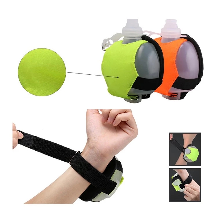 Armband bottle sports fitness wrist bottle outdoor sports marathon arm wrist folding bottle