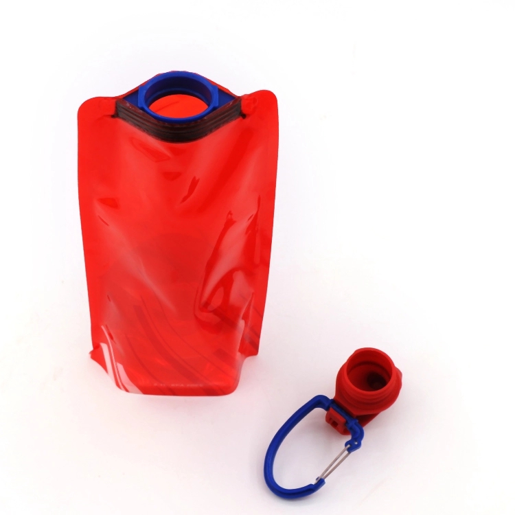 Manufacture Drinking Foldable Spout Bag Plastic Drinking Water Pouch with Custom Colors