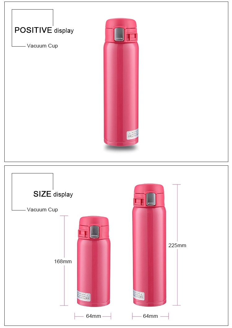 double wall stainless steel water bottle travel mug 18oz stainless steel vacuum cup