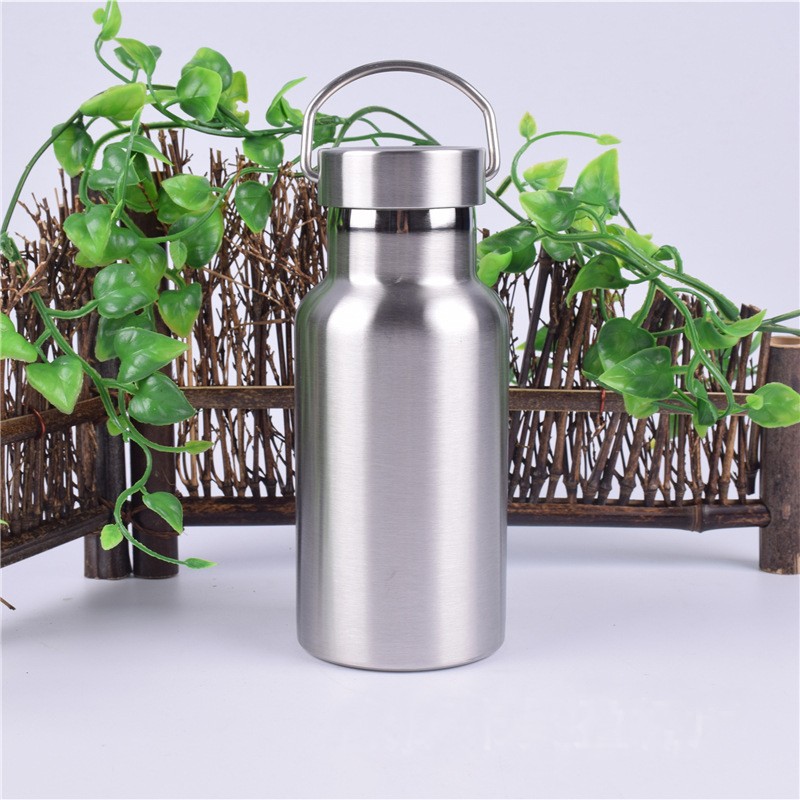 Double wall stainless steel vacuum flask water bottle stainless steel water bottle sport with custom logo