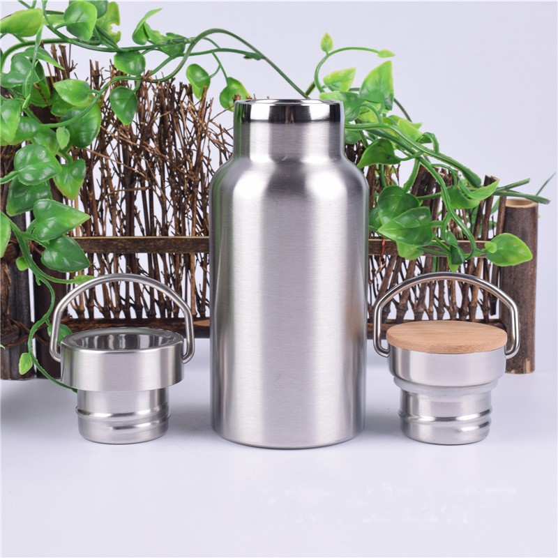 Double wall stainless steel vacuum flask water bottle stainless steel water bottle sport with custom logo