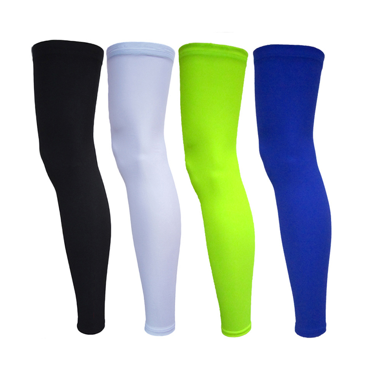 Sun Block Leg Elastic Non-slip Breathable Tight Solid Leggings