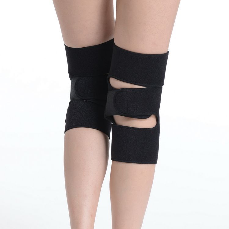 New Warm Sport Black Neoprene Leg Guard Knee Brace Support