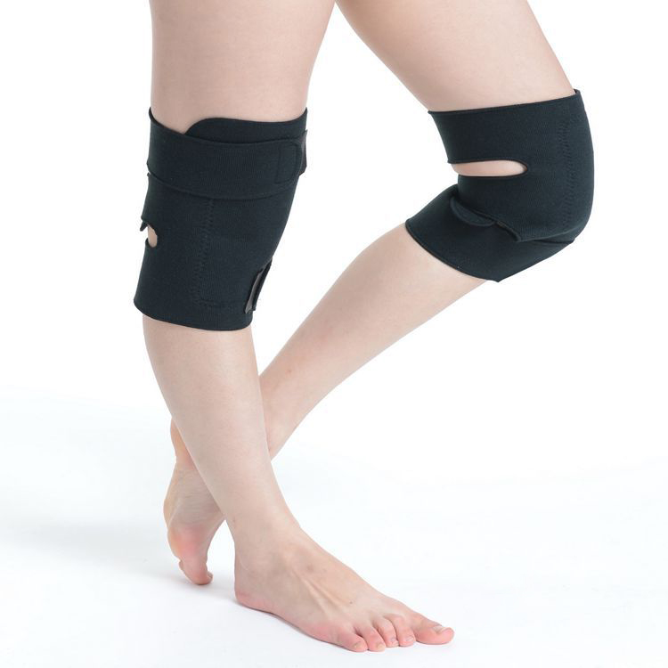 New Warm Sport Black Neoprene Leg Guard Knee Brace Support