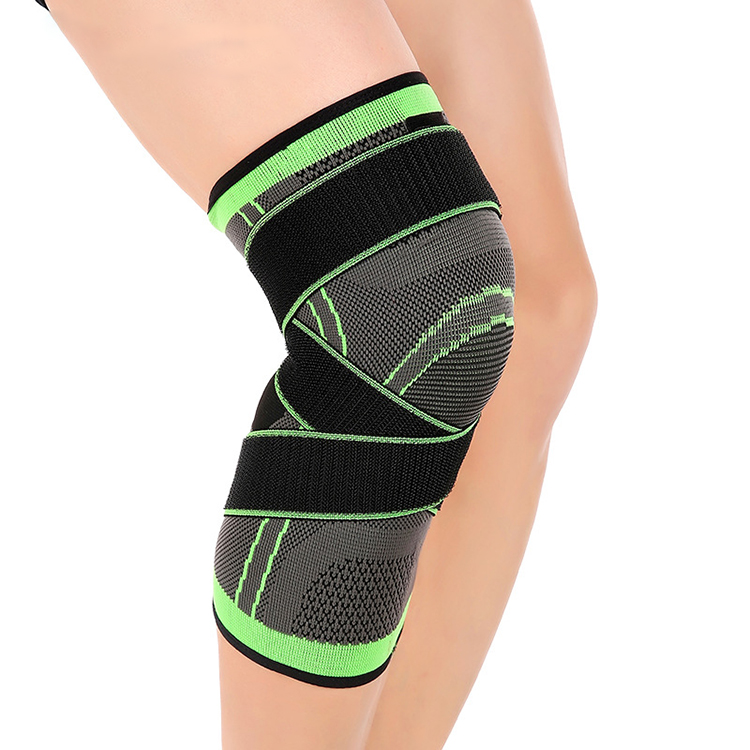 NElastic Calf Stretch Leg Compression Custom Soccer Shin Guards With Straps