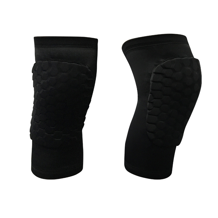 Protective Knee Pads, 2 Pas Strengthened Basketball Knee Pads Leg Guard Compression Leg Sleeve