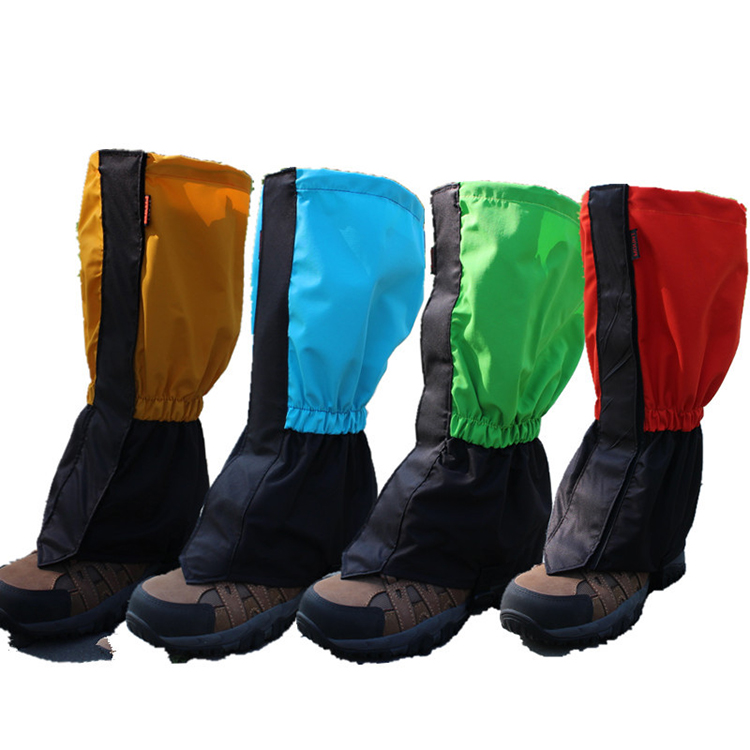Rubber Waterproof Fabric Sleeve Shin Guards Safety Protective Custom Climbing Snowing