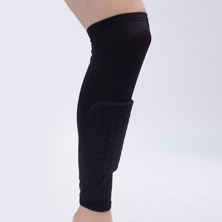 Custom Warm Knee Sleeve Brace Black Cotton Knee Warm Support Soft Leg Guard