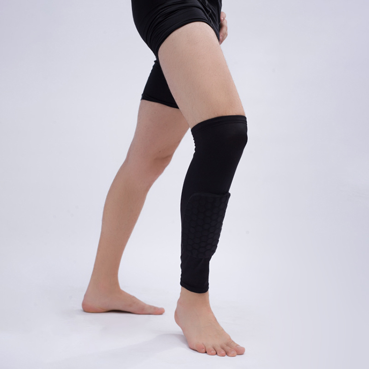 Custom Warm Knee Sleeve Brace Black Cotton Knee Warm Support Soft Leg Guard