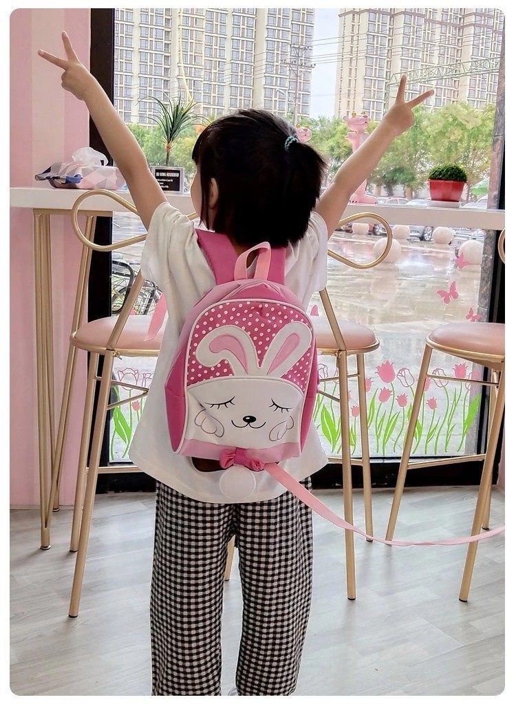 2019 New Trendy Cartoon Lovely Student Backpack With Animal Pattern Kid's School Bag