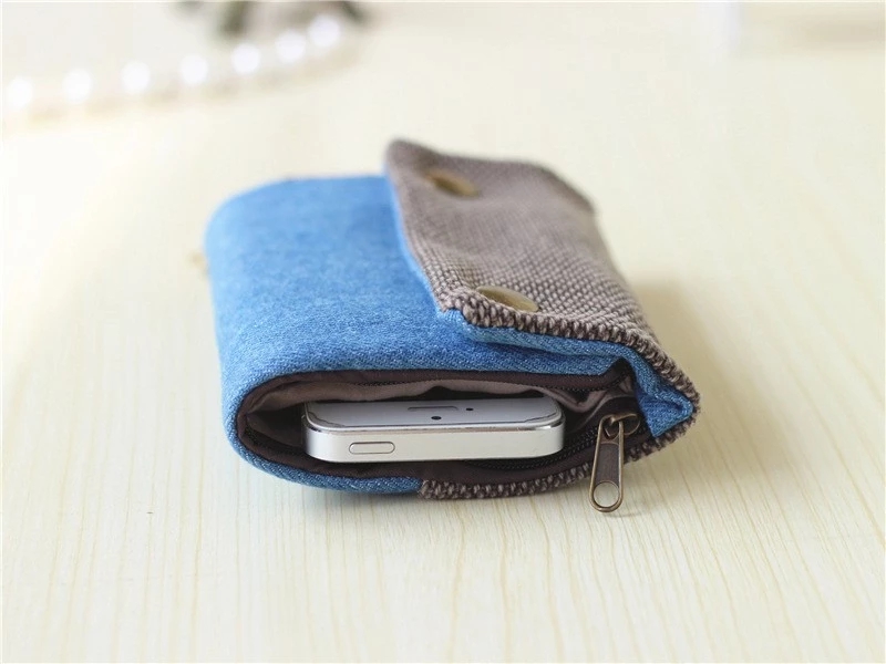 New Trendy Lovely Canvas Men's And Women's Small Wallet Wholesale Multi-function Key Bag