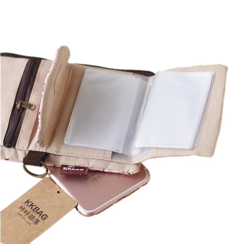 New Trendy Lovely Canvas Men's And Women's Small Wallet Wholesale Multi-function Key Bag