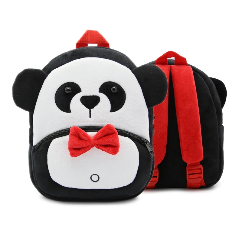 Cute Cartoon 3D Animals Customized Plush Children's Kindergarten Backpacks Bag