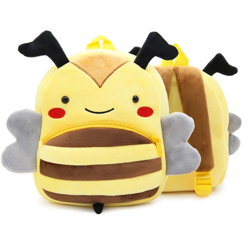 Cute Cartoon 3D Animals Customized Plush Children's Kindergarten Backpacks Bag