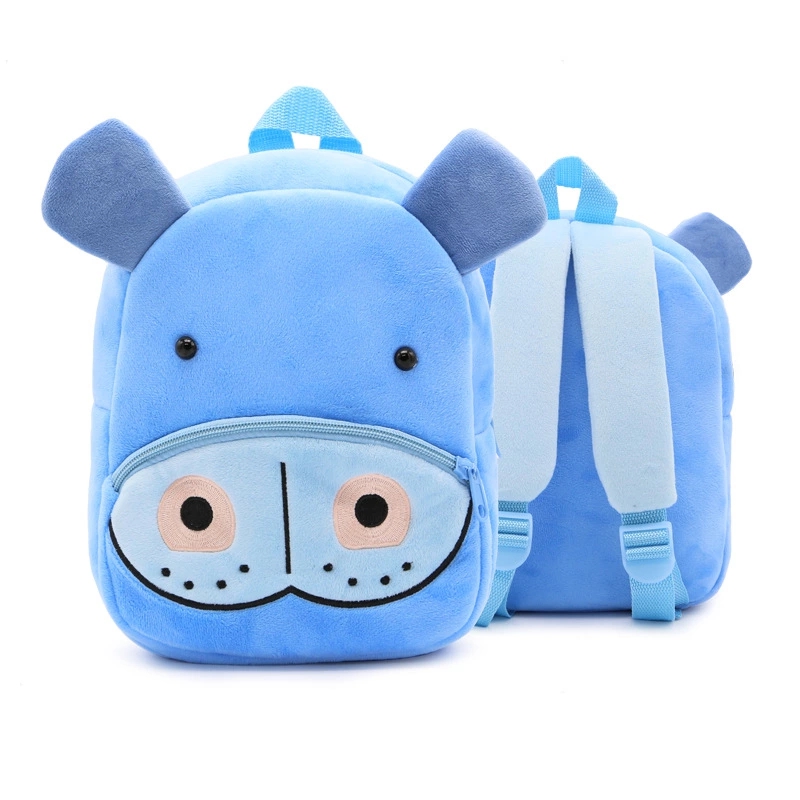 Cute Cartoon 3D Animals Customized Plush Children's Kindergarten Backpacks Bag