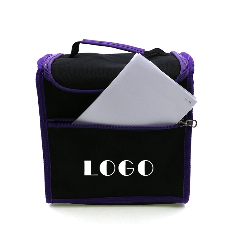 Custom High Quality Handle Family Outdoor Polyester Portable Tote Lunch Cooler Bag