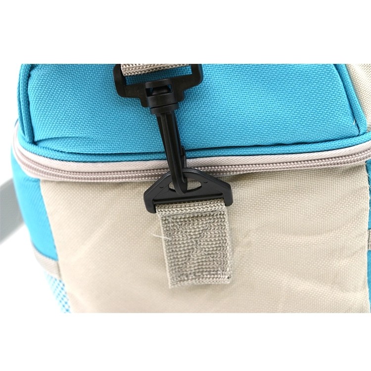 Custom Capacity Handle Thermal Outdoor Picnic Lunch Layered Aluminium Foil Cooler Tote Bag