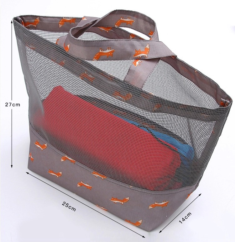 Alibaba High Quality Multi-functional Large Mesh Beach Tote Bag