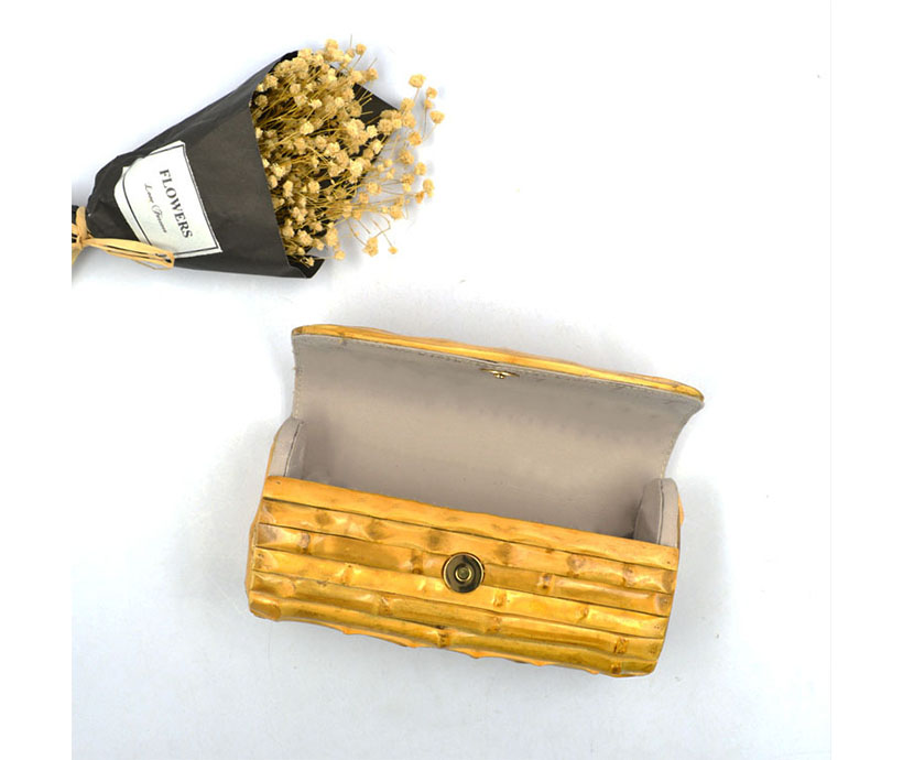 Ladies Creative Personality Bamboo Handmade Beach Evening Clutch Bags