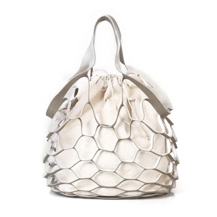 Wholesale Custom Woman Hot Korean Fishnet Shoulder Bag Handbag Hollow Beach Bag