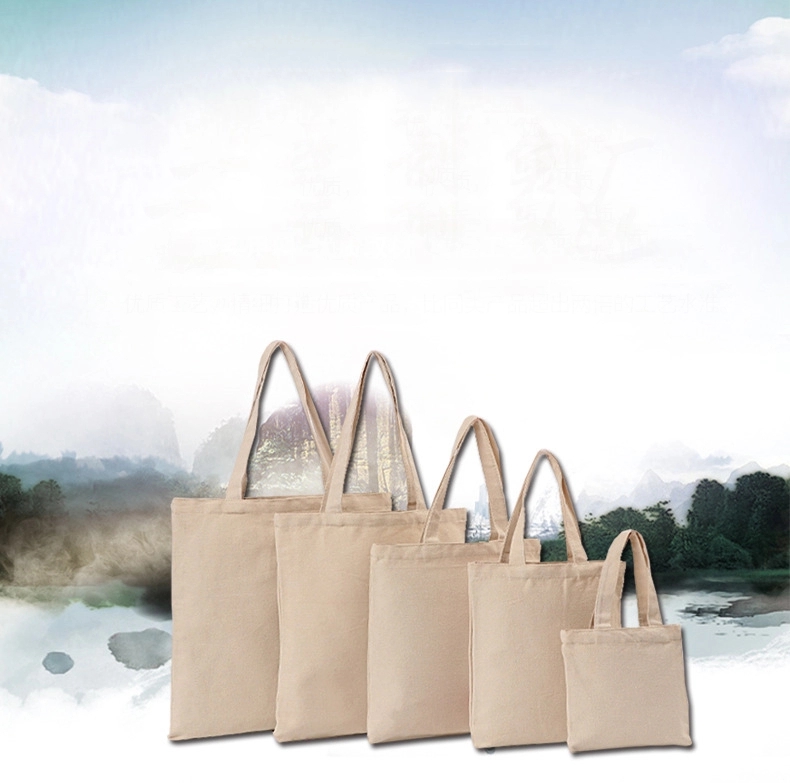 12oz Cheap Customized Logo Tote Shopping Bag Cotton Canvas Bag