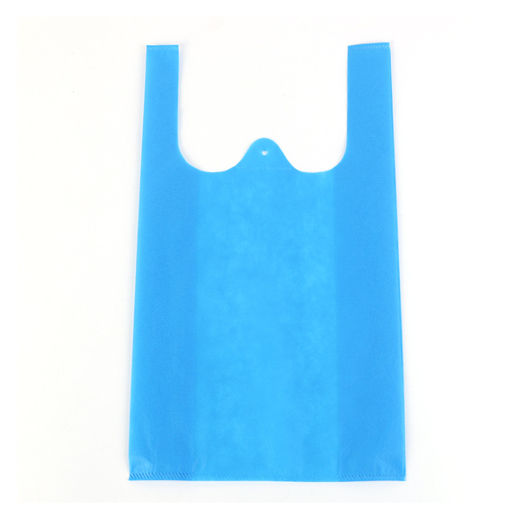 Cheap Foldable Custom Cheap Grocery Shopping Non Woven T-shirt Tote Bag