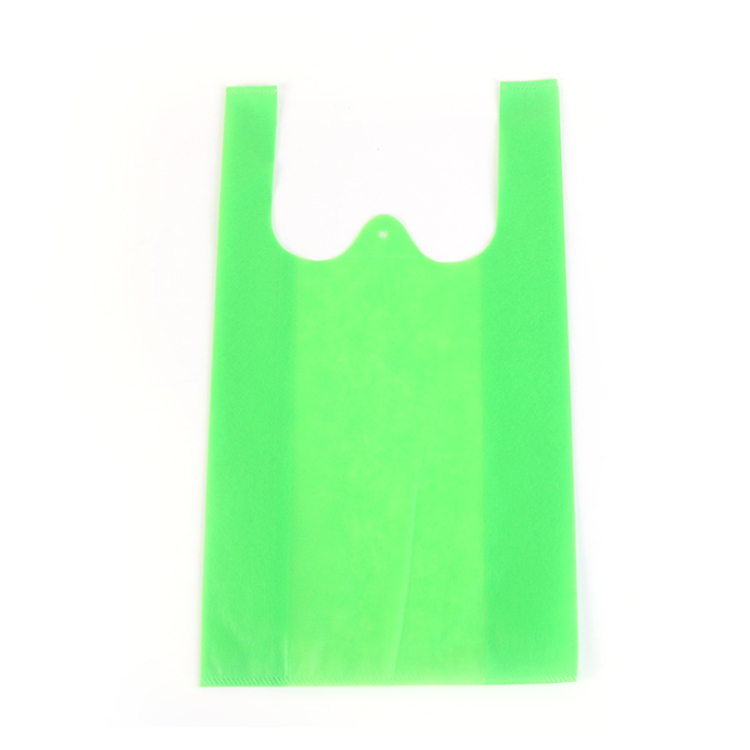 Cheap Foldable Custom Cheap Grocery Shopping Non Woven T-shirt Tote Bag