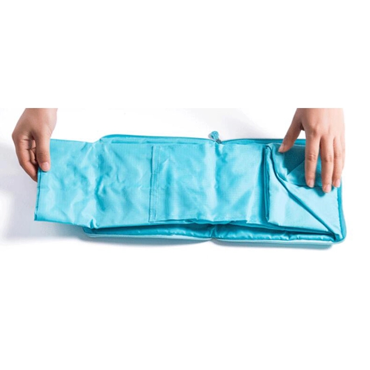 Wholesale Polyester Foldable Travelling Women Tote Handbag Organizer Bag Travel