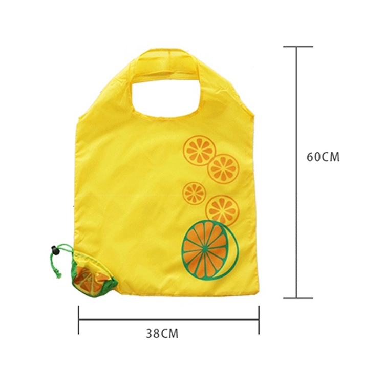 Portable Custom Strawberry Folding Reusable Tote Shopping Bag with Logo