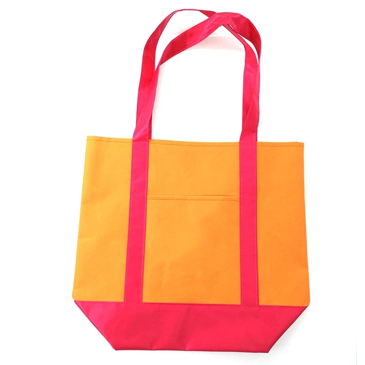 600D Polyester Reusable Custom Embroidered Travelling Women Shopping Tote Handbag