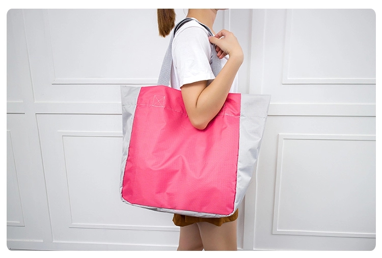 Custom Fashion Baobao Women Lady Travel Foldable Folding Large Waterproof Shopping Tote Handbag Shoulder Bag