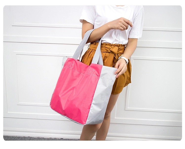 Custom Fashion Baobao Women Lady Travel Foldable Folding Large Waterproof Shopping Tote Handbag Shoulder Bag