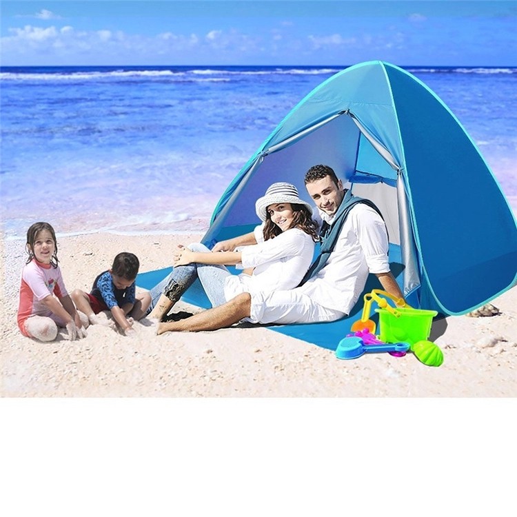 Anti Ultraviolet Light 1-2 Person Automatic Pop Up Outdoor Sun Shade Tent Sun Shelter Beach Tent