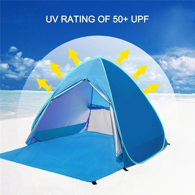 Anti Ultraviolet Light 1-2 Person Automatic Pop Up Outdoor Sun Shade Tent Sun Shelter Beach Tent