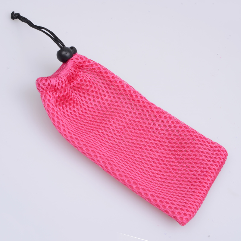 Custom LOGO Mesh Promotional 100% Superfine Fiber Microfiber Drawstring BagsSunglasses Protect Drawstring Bags