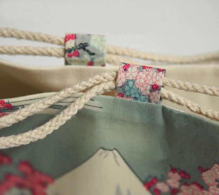 Vintage Creative Embroidery Handmade Storage Cosmetic Drawstring Bag